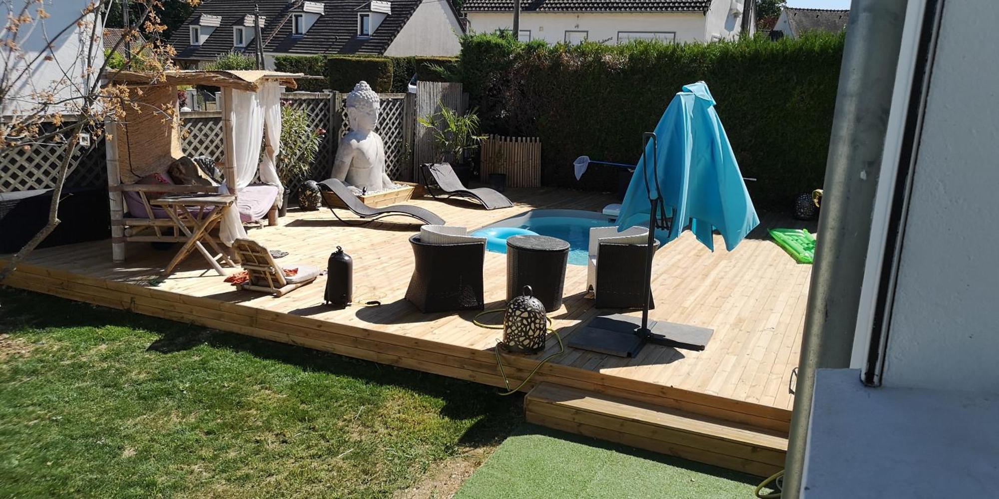 Orry-La-Ville La Serenite Balinaise, Chambre Et Sdb Privee, Jardin , Piscine Et Jacuzzi En Saison, Pres De Chantilly, Parc Asterix Et Cdg Et Paris En 20' מראה חיצוני תמונה