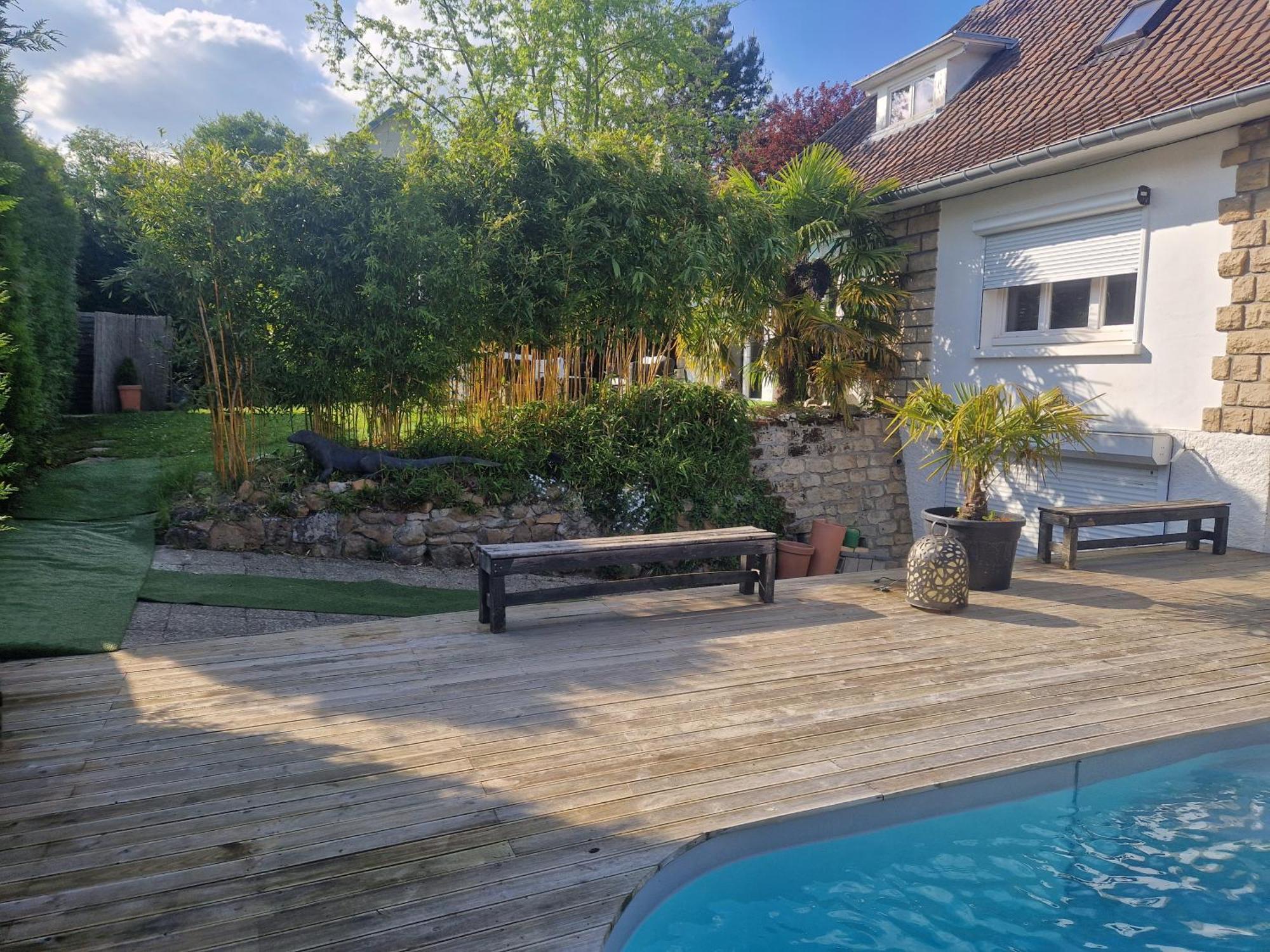 Orry-La-Ville La Serenite Balinaise, Chambre Et Sdb Privee, Jardin , Piscine Et Jacuzzi En Saison, Pres De Chantilly, Parc Asterix Et Cdg Et Paris En 20' מראה חיצוני תמונה